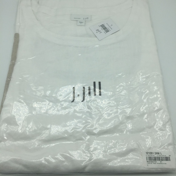 J. Jill - L - Very Pretty Linen Two-Pocket Dress - Picture 6 of 8